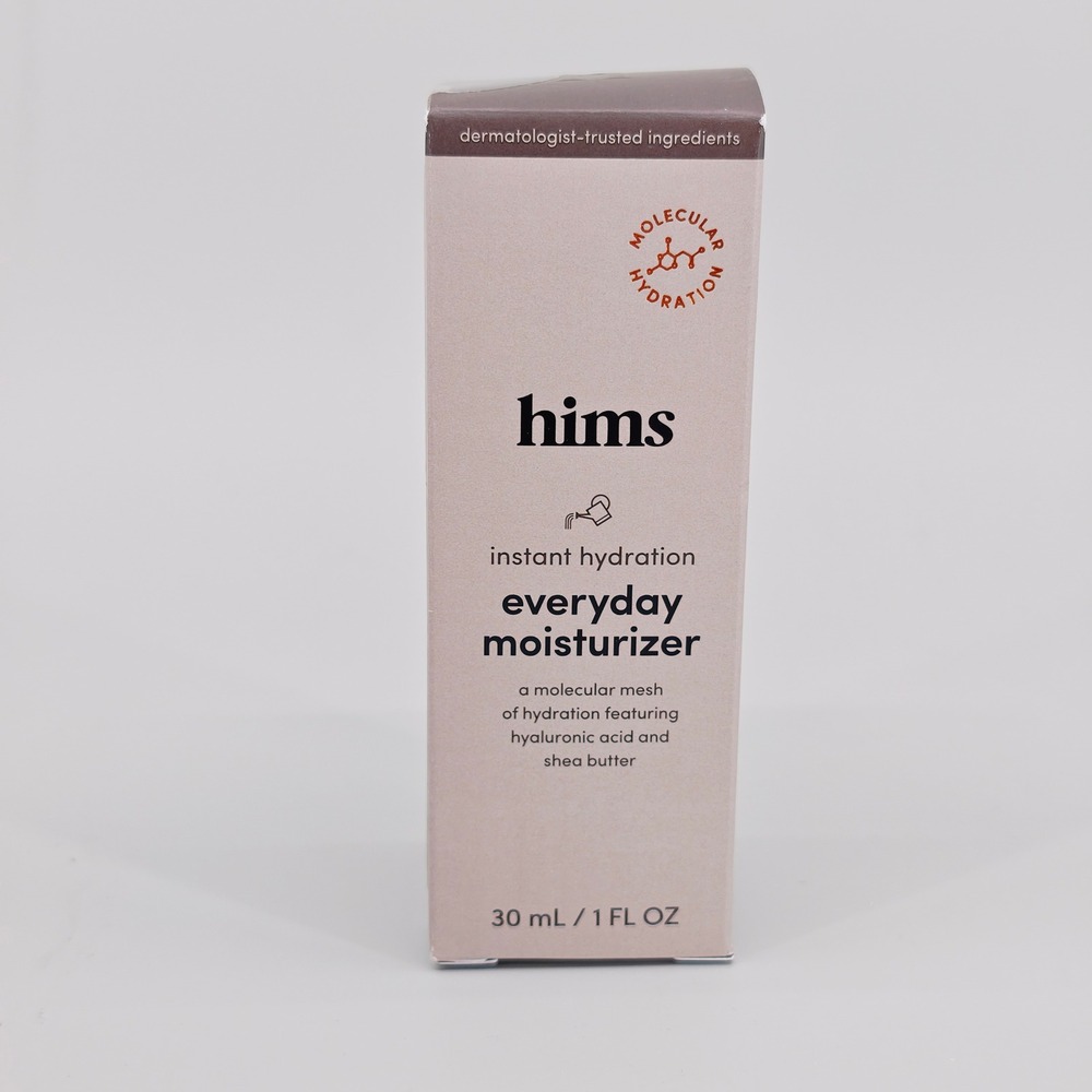 Hims Everyday Moisturizer Instant Hydration Hyaluronic Acid Shea Butter 1oz 30ml